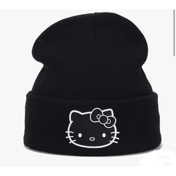 Sanrio Accessories - Hello Kitty Black Beanie for Kids
